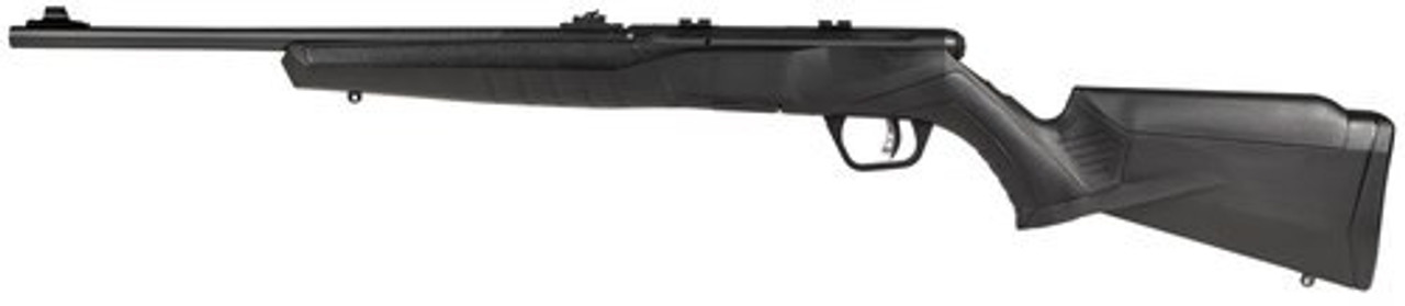 Savage B22 Magnum F Compact .22 WMR, 18" Barrel, Synthetic Black Stock, Blued, 10rd - Image 2