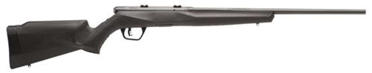 Savage B17 F .17 HMR, 21"Barrel, Synthetic Black Stock, Blued, Left-Handed, 10rd
