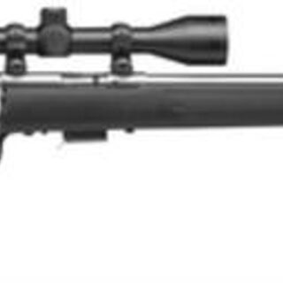 Savage 93 FVSS XP with Scope Bolt 22 WMR 21" Barrel, Synthetic Black Stock Stai, 5rd