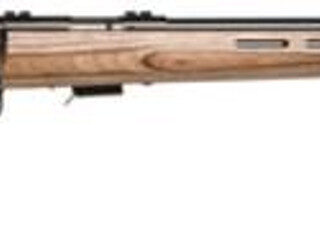 Savage 93R17 BTV, 17HMR, 21" Heavy Barrel, Blued, Brown Laminated Thumbhole Stock, 5Rd, Detachable Box Magazine