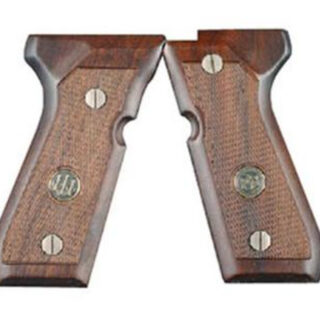 Beretta 92 / 96 Wood Grips With Medallion 92 Series