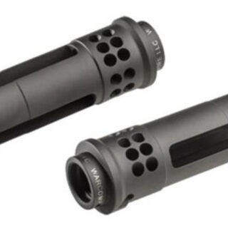 SureFire Ported 3 Prong Flash Hider For Reducing Muzzle Rise Serves As A Suppressor Adapter For 556 Socom Suppressors With 1/2-28 Thread