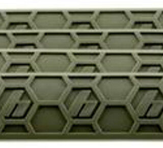 Hexmag WedgeLok Rail Cover KeyMod 7 Slots Polymer Flat Dark Earth 4