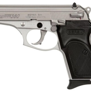 Bersa Thunder .380 ACP, 3.5" Barrel, Nickel, Lite, 8rd, DA