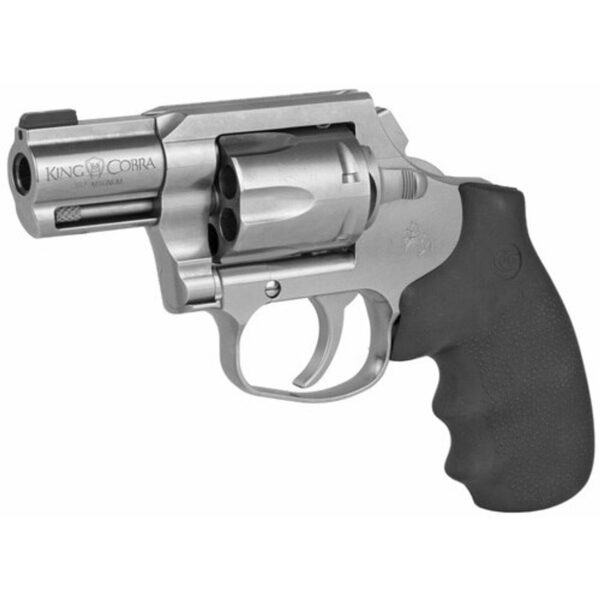 Colt King Cobra Carry Revolver 357 Mag/38 Special 2" SS Barrel Black Hogue Overmolded Grip - Image 3