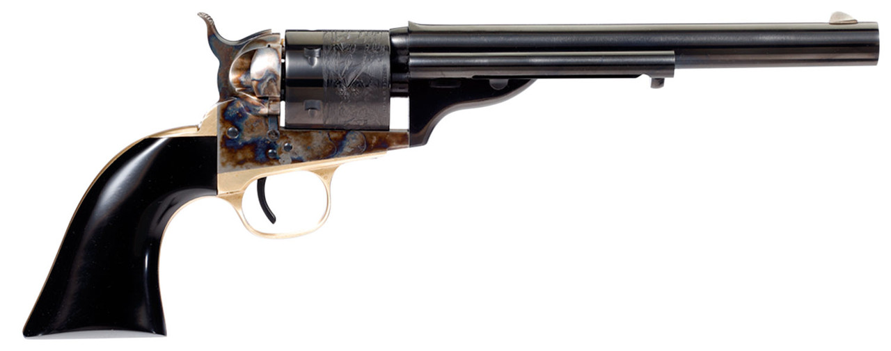 Taylors Cavalier Open-Top .38 Spl, 7.50" Barrel, Black/CH, 6rd