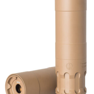 Rugged Suppressors Obsidian 9 with ADAPT Modular Technology, Pistol Suppressor, 9mm, Includes 1/2X28 Piston, Aluminium Tube, 17-4 PH Baffles, Flat Dark Earth Cerakote Finish