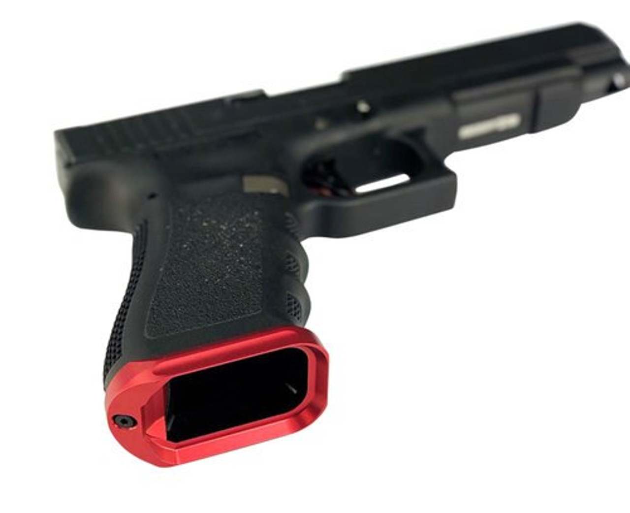 Cross Armory Flared Magwell Compatible with Glock Gen1-3 Aluminum Red Hardcoat Anodized - Image 2