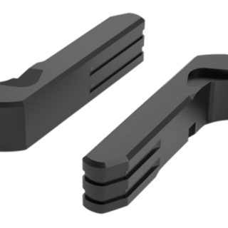 Cross Armory Extended Magazine Catch Compatible with P80 & Glock Gen1-3 Aluminum Black Anodized