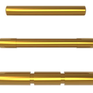Cross Armory 3 Pin Set Compatible with Glock Gen1-3 Steel Gold