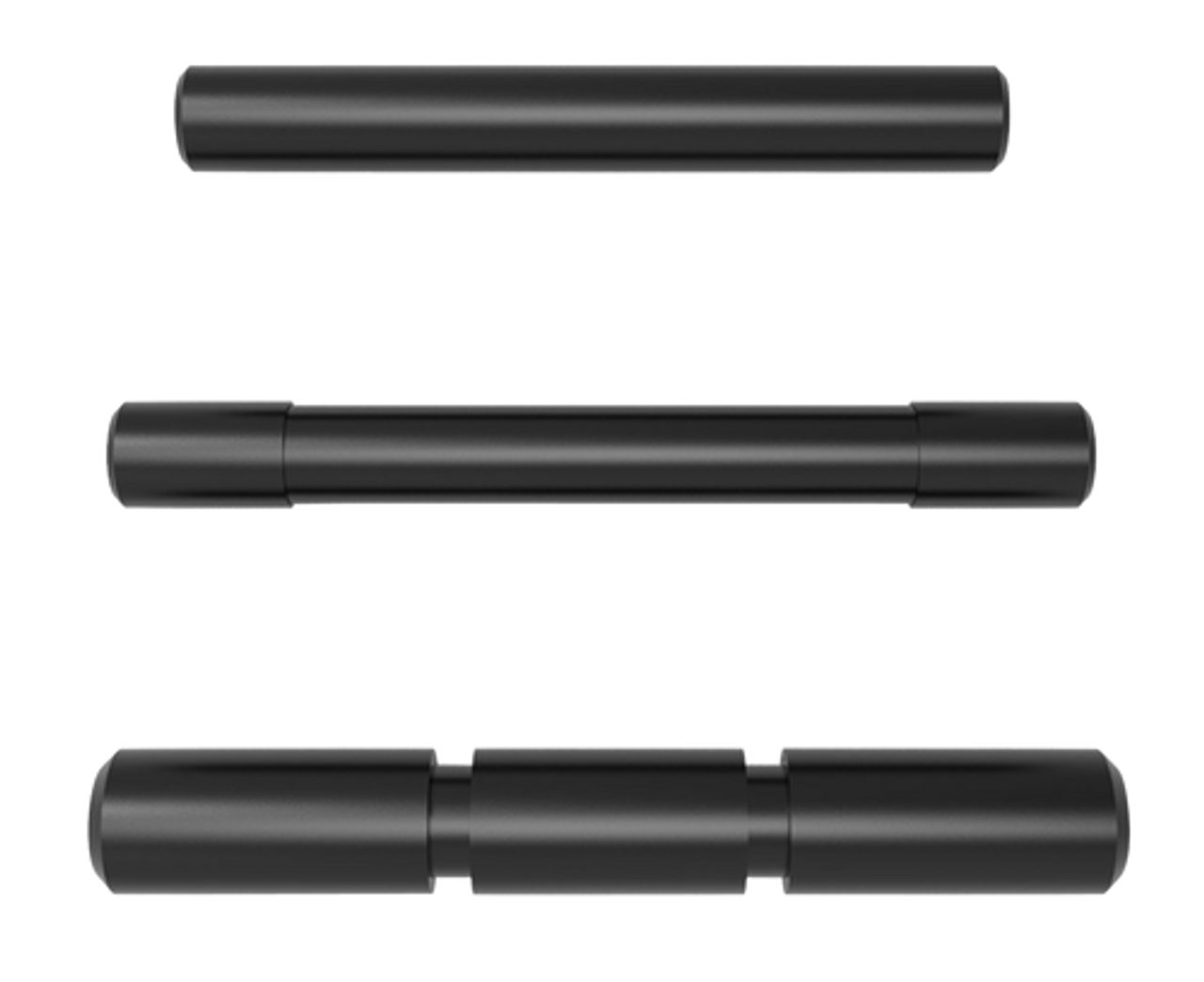 Cross Armory 3 Pin Set Compatible with Glock Gen1-3 Steel Black