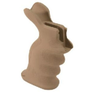 Leapers, Inc. - UTG Model 4, Combat Sniper Pistol Grip, Fits AR-15/M16, Contoured Finger Grooves, with Storage Compartment, Flat Dark Earth