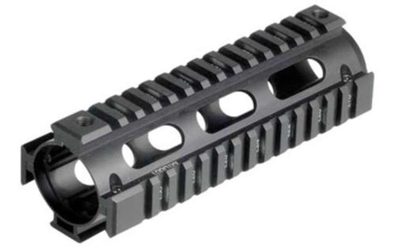 Leapers, Inc. - UTG Model 4/15 Quad Rail, Fits AR Rifles, Carbine Length, Black