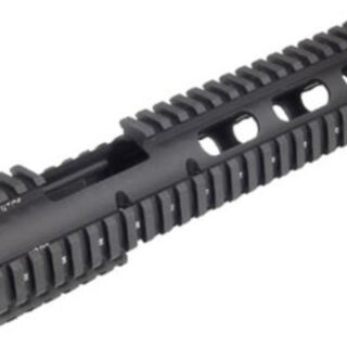Leapers, Inc. - UTG Model 4/15 Quad Rail, Fits AR Rifles, Carbine Length, with Front Extension, Black