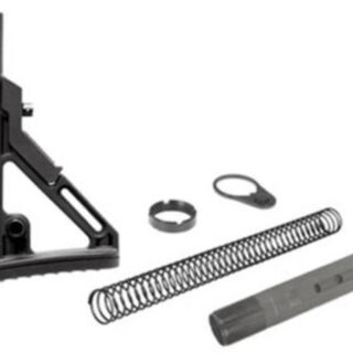 Leapers, Inc. - UTG Model 4, Combat Ops S2, Stock Kit, 6-Position Mil-Spec Stock Assembly, includes Extension Tube, Buffer, Buffer Spring, Tear-drop Ring and Castle Nut, Black