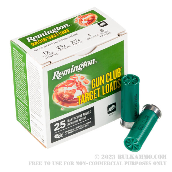 25 Rounds of 12ga Ammo by Remington - 1 ounce #8 shot - Image 3