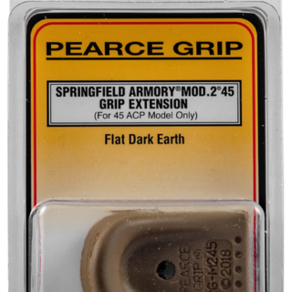 Pearce Grip Springfield Armory XD Grip Extension Springfield XD Textured Polymer, Flat Dark Earth