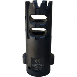 Gemtech Tri-LOCK Muzzle Break For 338 Lapua, 5/8-24