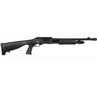 Iver Johnson PAS12 Self-Defense Pump 12 Ga, 18", 4rd, Polymer Stock, Blued