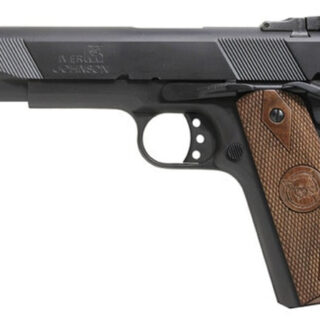Iver Johnson 1911 A1 Eagle 9mm, 5" Barrel, Walnut Grips, Matte Black, 9rd