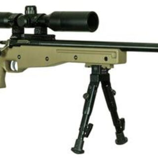 Keystone, Crickett Precision Bolt Action Rifle, Generation 2, Youth, 22 LR, 16.125" Barrel, Blue Finish, FDE Stock, Single Shot Rifle, Includes Eye and Ear Protection, Scope Mount, EZ Loader, Muzzle Brake, Bipod, Scope with Shade