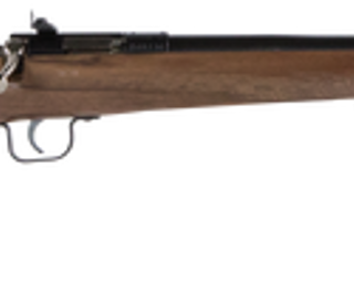 Crickett Single Shot Walnut 22 WMR, 16.125" Barrel, American Walnut Stock, Blued, 1rd