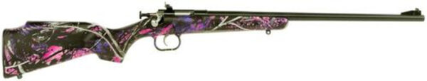 Keystone Crickett 22LR, 16". Muddy Girl Camo Synthetic Stock, Blued