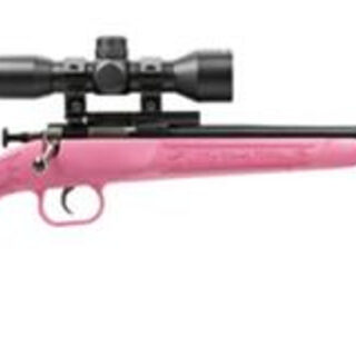 Keystone Sporting Arms, Crickett, Generation 2, Bolt, Youth, 22 LR, 16.125", Pink, Right Hand, Includes Scope, Scope Base, and Soft Case, Single Shot, Adjustable Sights, Matte Blued, Synthetic