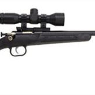 Keystone Sporting Arms, Crickett, Generation 2, Bolt, Youth, 22 LR, 16.125", Black, Right Hand, Includes Scope, Scope Base, and Soft Case, Single Shot, Adjustable Sights, Matte Blued, Synthetic