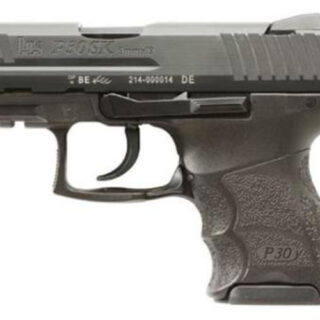 HK P30 Subcompact, V3 9MM, 3.27" Barrel, Adjustable Grip, Night Sights, 3-10rd Mags