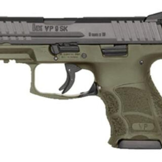 HK VP9SK, Subcompact 9mm, OD Green, 2x10rd Magazines