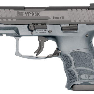 HK VP9SK, Subcompact, 9mm, (Grey) 3-10Rd Magazines and Night Sights