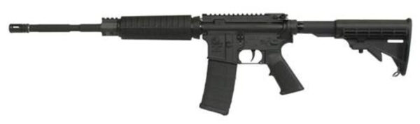 Armalite, Defensive Sporting Rifle, 223 Rem/5.56mm, 16" Chrome Lined Barrel, 1:7 Twist, Black, 6-Position Collapsible Stock, 30Rd, 1 Magpul Magazine, Mil-spec 1913 Rail, Rifle Weighs 6.1lbs