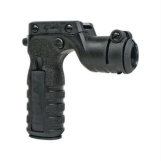 Mission First Tactical React Torch And Vertical Grip, Black