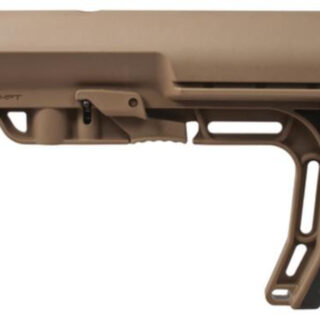 Mission First Tactical Battlelink Minimalist Stock Military, Mil Spec Size 1.148 Diameter Receiver Extensions, Scorched Dark Earth