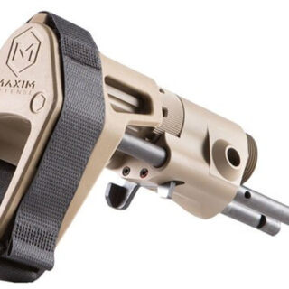 Maxim CQB AR Pistol Brace Aluminum Flat Dark Earth Standard