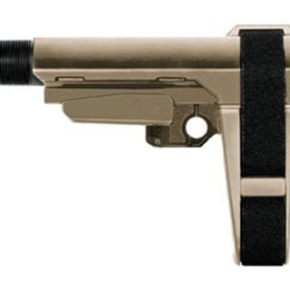 SB Tactical AR Pistol Brace, 4 Position, 6 Position Extention, Flat Dark Earth