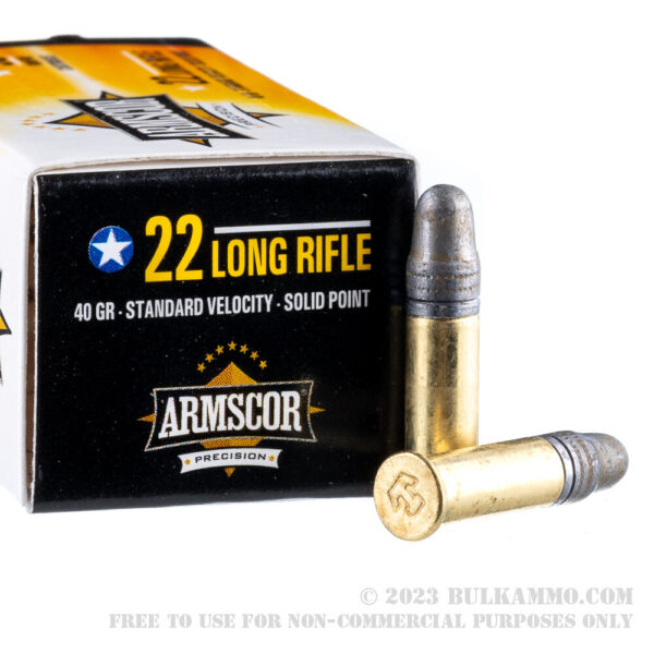 5000 Rounds of .22 LR Ammo by Armscor - 40gr LS - Image 3