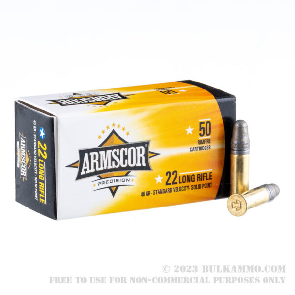 5000 Rounds of .22 LR Ammo by Armscor - 40gr LS - Image 4