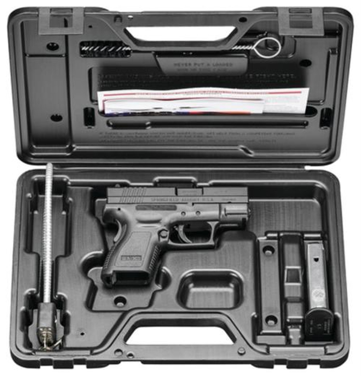 Springfield XD Essential Pkg 3" DAO 40S&W 3" Barrel, Poly Grip/Frame Black, 10rd