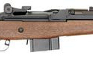 Springfield M1A Scout Squad 308 Win, 18" Barrel, Blue Finish, Walnut Stock, Adjustable Sights, 10Rd, NY COMPLIANT Without Threads And Flash Suppressor