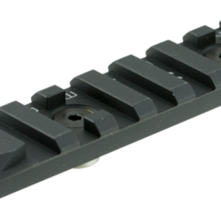 Strike Industries, LINK, Rail Section, 7 Slots, Includes QD Attachment Point, Fits M-LOK/KeyMod Rail Systems, Black