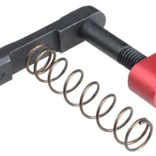 Strike AR Enhanced Bolt Catch Steel Red