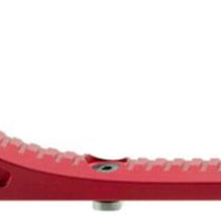 Strike Link Curved ForeGrip AR Style, 6061-T6 Aluminum, 4.8" x 1.7" x .55", Red