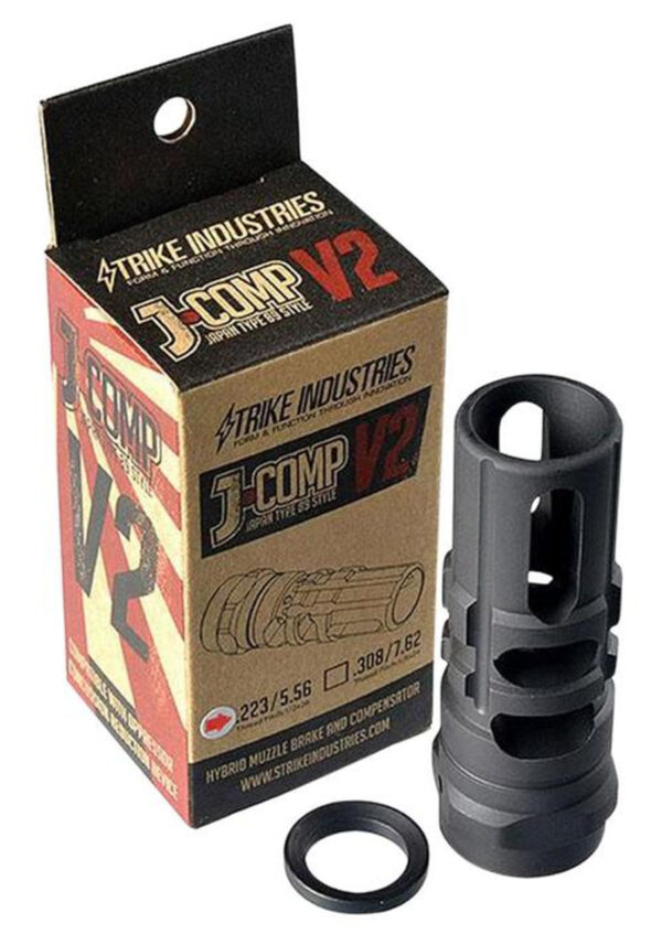 Strike JCOMP Gen2, Compensator, 223 Rem/556NATO, Black, 1/2X28