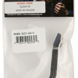 Agency Arms Drop-In Trigger Glock 43 9mm Aluminum Gray 3.5lbs