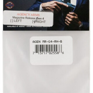 Agency Arms Magazine Release Compatible with Glock Gen4 6061-T6 Alum
