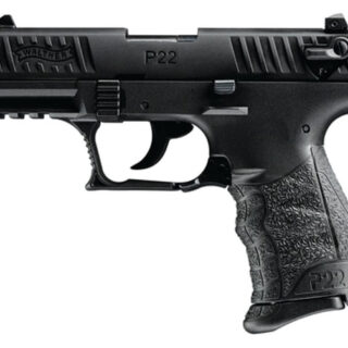 Walther P22 22LR 3.4" Barrel Black 10 Round, 2 Mags- CA Compliant
