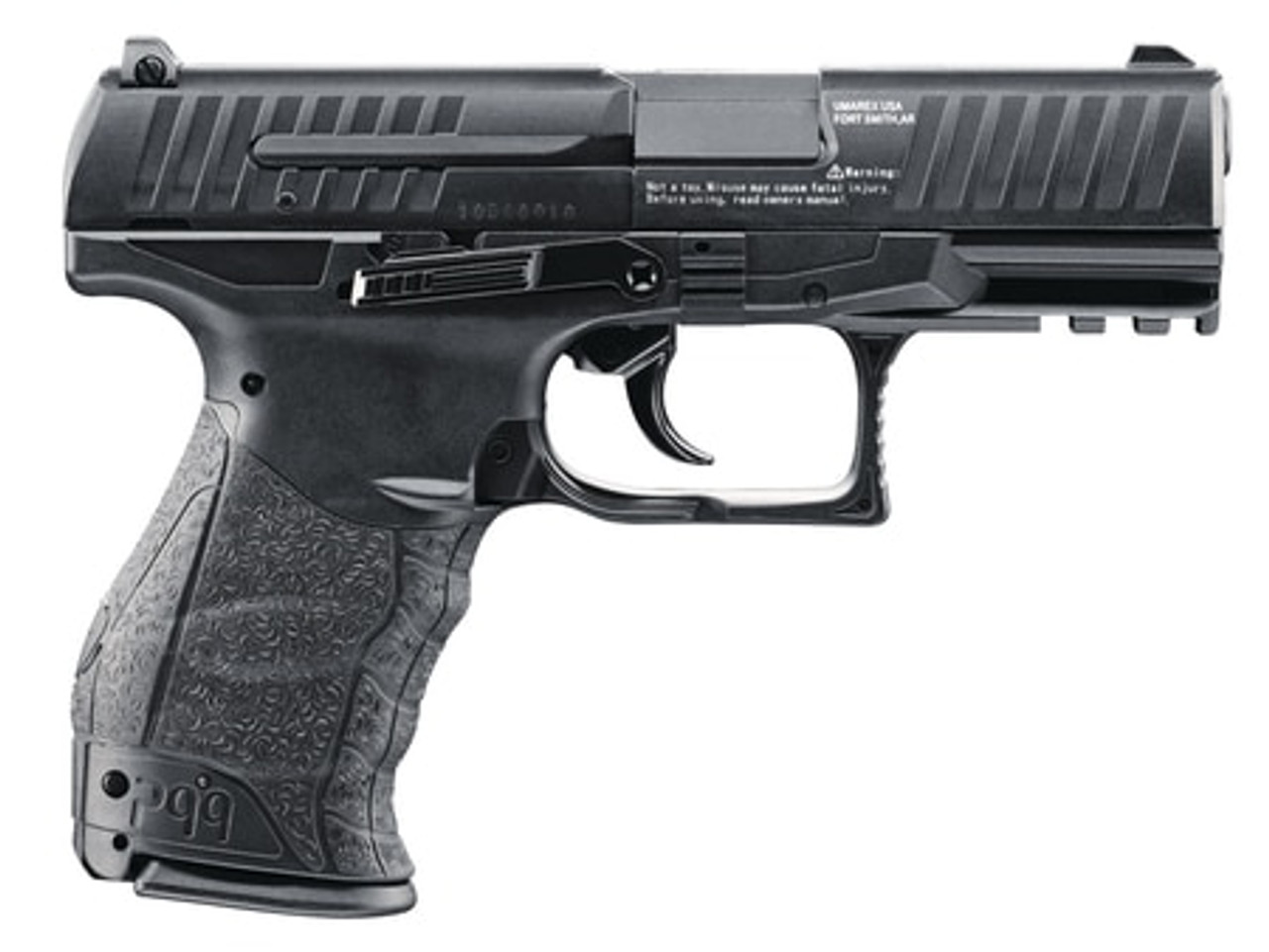 Umarex Walther PPQ, .177 Pellet/BB, 3.9" Barrel, 8rd, Black