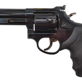 Taurus 66 Standard 357 Mag, 4" Barrel, Adj Sight, Black Grip, Blued, 7rd